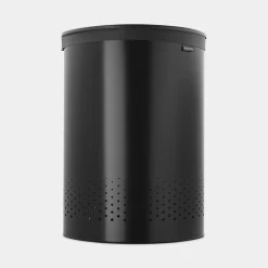 Brabantia Wasbox 55 liter met kunststof deksel Matt Black / Dark Grey