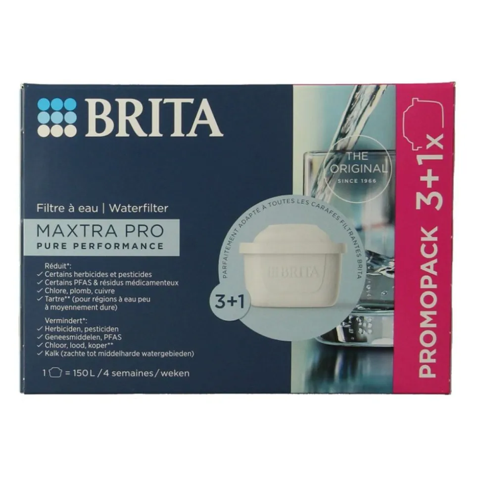 Brita Maxtra filter Pro Pure Performance  Giftpack 3+1