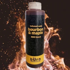 Burn Bourbon & Maple Infused BBQ Sauce 500ml