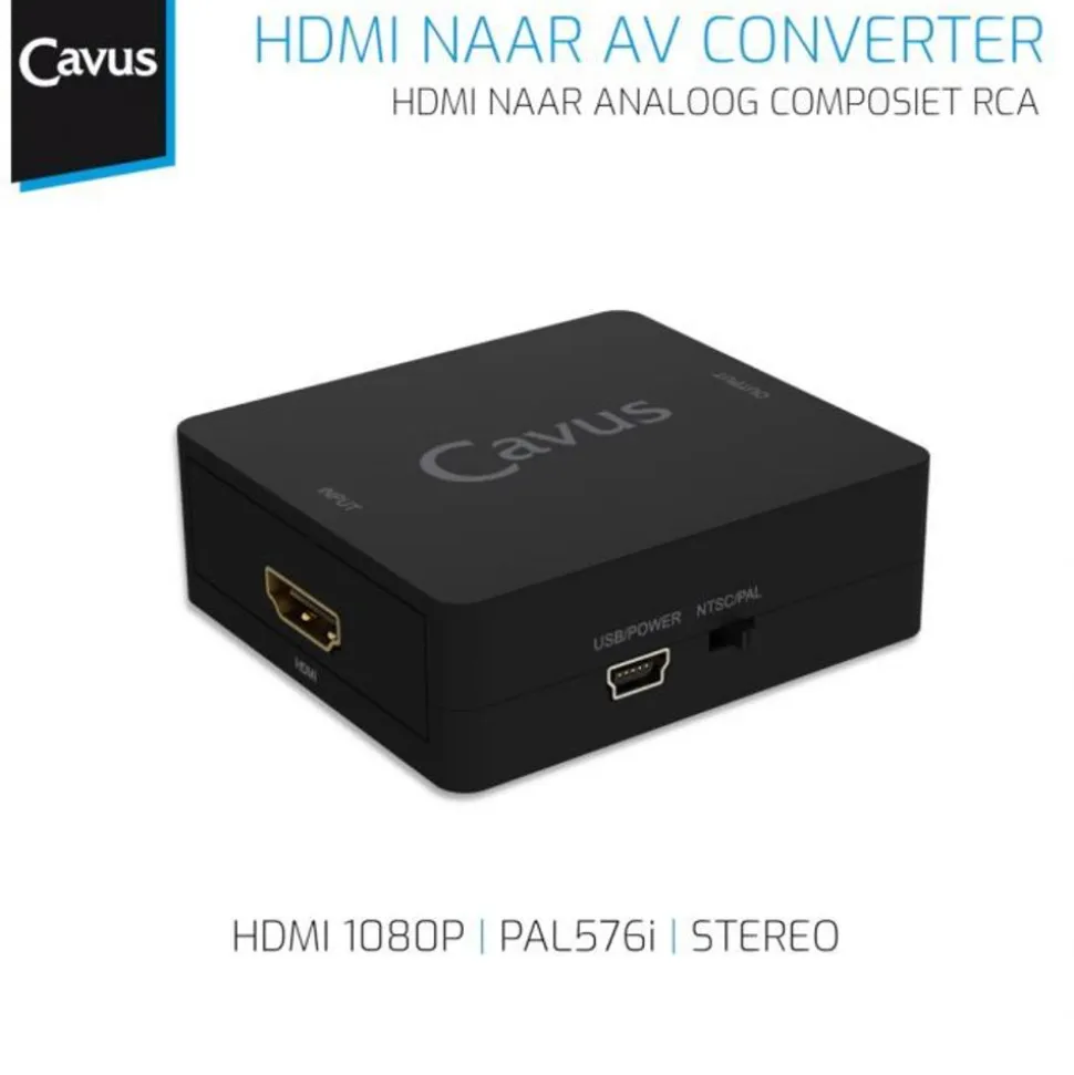 Cavus HDM Converter - HDMI naar AV Composiet