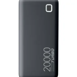 Cellularline Draagbare oplader 20000MAH Essence Turbo 20w PD Grijs