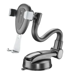 Cellularline Slide Flexy universele smartphonehouder met zuignap en flexibele arm Zwart