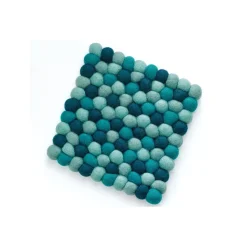 Cilio Lana onderzetter vierkant Azzurro