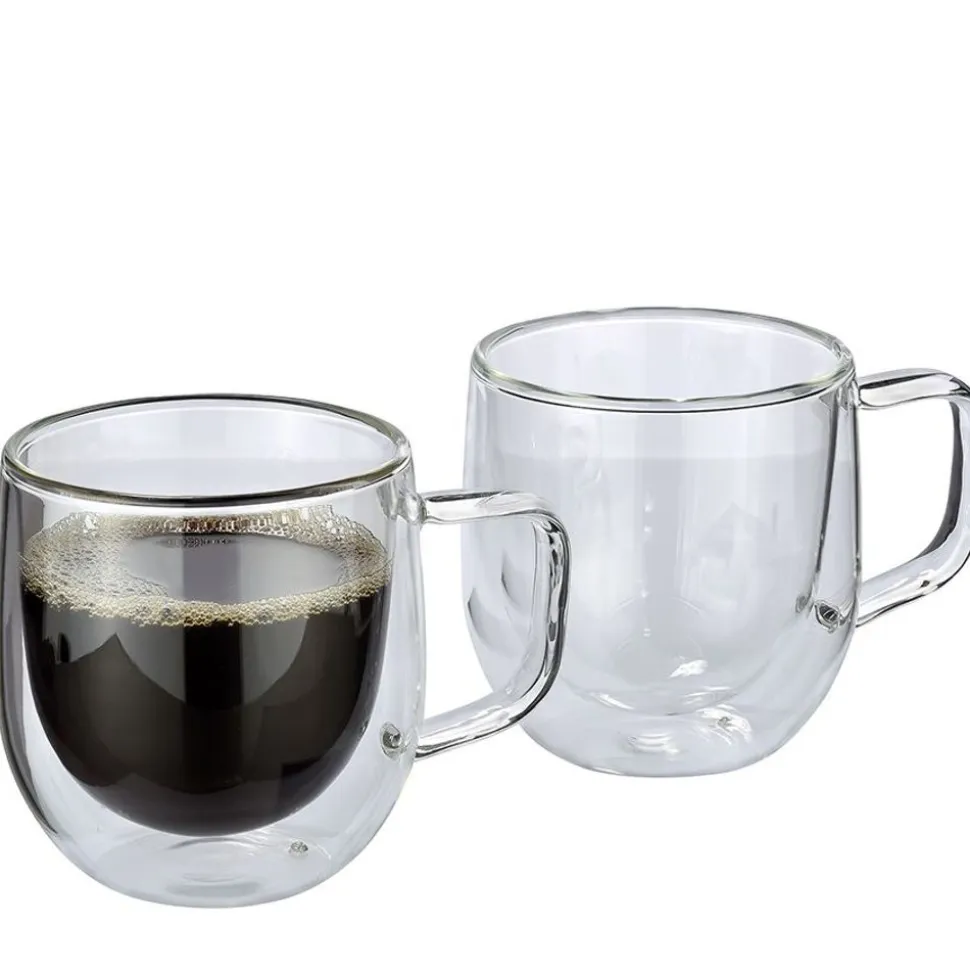 Cilio Veneto dubbelwandig koffieglas 0,2L 2delig