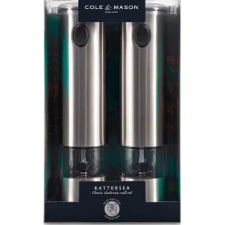 Cole & Mason Battersea Classic Electronic Salt & Pepper Mill Set 21cm
