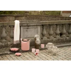 Cosy @ Home Plaid Toledo White Roze 150x130cm Polyes Ter