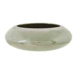 Cosy @ Home Schaal Forest Texture Groen 32x32xh12cm Rond Aardewerk