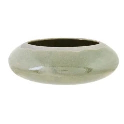 Cosy @ Home Schaal Forest Texture Groen 32x32xh12cm Rond Aardewerk