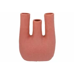 Cosy @ Home Vaas 3 Necks Terracotta 16,5x9,6xh20cm A Ndere Dolomiet