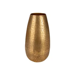 Cosy @ Home Vaas Goud 16x16xh31cm Rond Aluminium