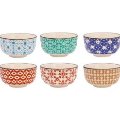 Cosy & Trendy Chloe Blue-brown Kommetje D9xh4,8cm 18cl