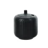 Cosy & Trendy Dakota Black Suikerpot D8,5xh10,5cmmet Deksel