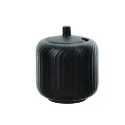 Cosy & Trendy Dakota Black Suikerpot D8,5xh10,5cmmet Deksel