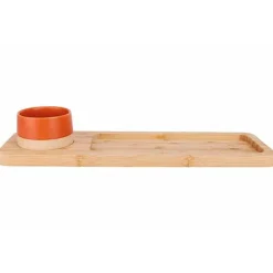 Cosy & Trendy Dela Aperoset 2pcs - Serveerplank 48x12 + 1x Bowl D9,5x5,5cm
