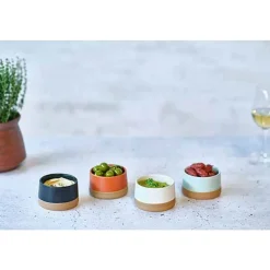 Cosy & Trendy Dela Bowl Set4 D9,5xh5,5cm  Mix Kleuren