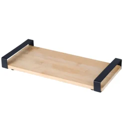 Cosy & Trendy Dienblad Bamboe Met Metaal Handvat32x15xh4cm Kp