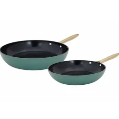 Cosy & Trendy Elegance Braadpan Set2 Groen D24+28cm