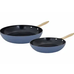 Cosy & Trendy Elegance Braadpan Set2 Antraciet D24+28cm