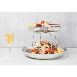 Cosy & Trendy for Professionals Zeevruchtenschaal Set2 D26 En D35cm Roestvrij Staal