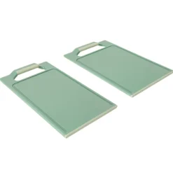 Cosy & Trendy Fresco Snijplank Set2 Pastelgroen  25x15xh1,7cm Kunststof