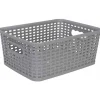 Cosy & Trendy Hozon Opbergmand Grijs 4,5l 24,5x18 ,5xh10cm Rechthoek