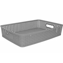 Cosy & Trendy Hozon Opbergmand Grijs 7,5l 40x26,5xh8cm