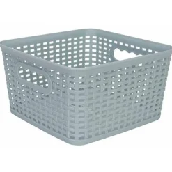 Cosy & Trendy Hozon Opbergmand Pastelblauw 4,5l 21,5x2 1,5xh11,8cm Vierkant