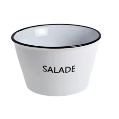 Cosy & Trendy Hrc Potje Met Tekst 'salade'  D13xh7.5cm