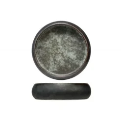 Cosy & Trendy Istra Schaaltje Grijs-groen D14,5xh4,8cm