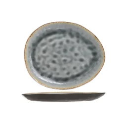 Cosy & Trendy Laguna Blue-grey Plat Bord 27x23cm Ovaal