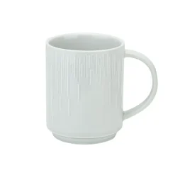 Cosy & Trendy Louis Grey Beker D8xh10cm 33cl New Bone China