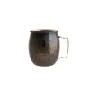 Cosy & Trendy Moscow Mug 10x8cm Zwart Gehamerd 45cl
