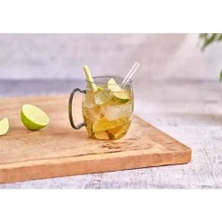 Cosy & Trendy Moscow Mule Glass Zwart Transparant