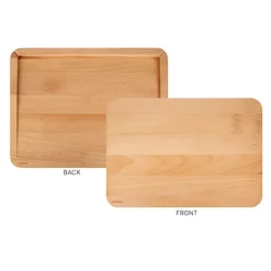 Cosy & Trendy Onesta Vleesplank 34x44xh2cm Rechthoek Beuk Dubbelzijdig Gebruik