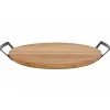 Cosy & Trendy Presentatiebord Rond Acacia D30cm Met Handvaten