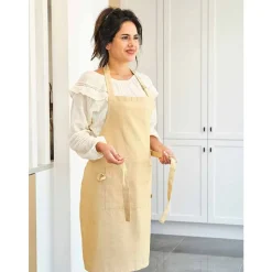 Cosy & Trendy Stoff Keukenschort Amber Gold