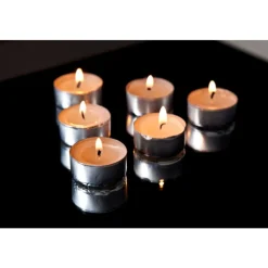 Cosy & Trendy Theelicht 8h Set50 Wit M/huls