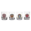 Cosy & Trendy Tiki Glas Doodskop Set4 D7,5x6,8cm