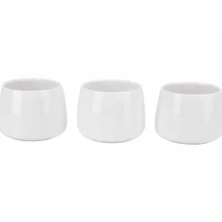 Cosy & Trendy Torres Bowl Wit  Set3 D9xh6,5cm