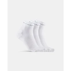 Craft CORE Dry Shaftless Sock 3-Pack White 40/42