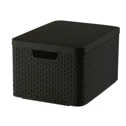 Curver Natural Style Mandje Large Met Deksel An Thraciet 44,2x33,2x24,9