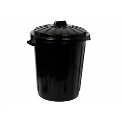 Curver Straatvuilbak 70l Zwart 56x52xh67cm