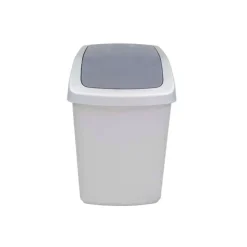 Curver Swing Afvalbak Zilver-anthraciet 10l Rp