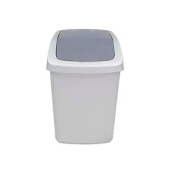 Curver Swing Afvalbak Zilver-anthraciet 10l Rp