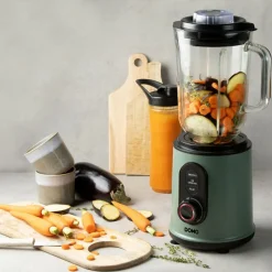Domo Blend & Balance blender met glazen kan van 1,5 L en beker - 800 W - groen