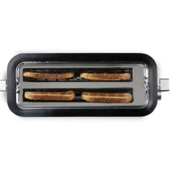 Domo Broodrooster voor 4 toasts incl. ingebouwd broodjesrek