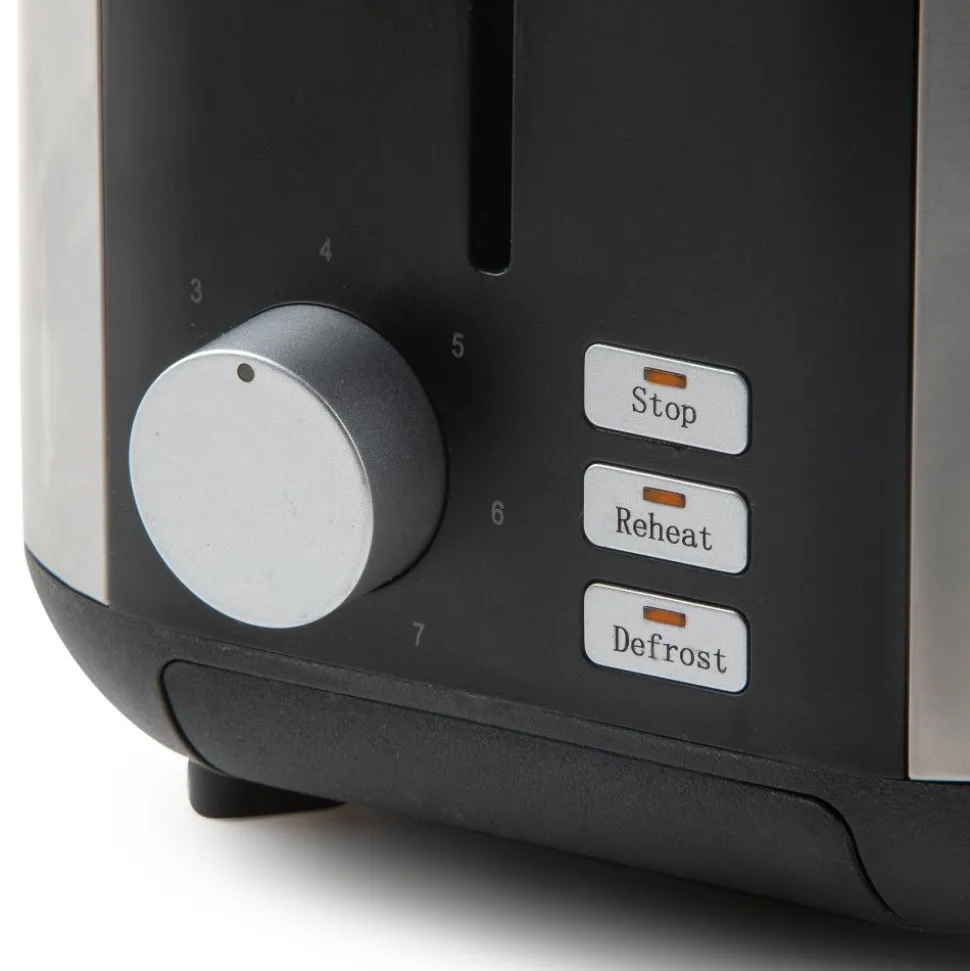 Domo Broodrooster voor 4 toasts incl. ingebouwd broodjesrek