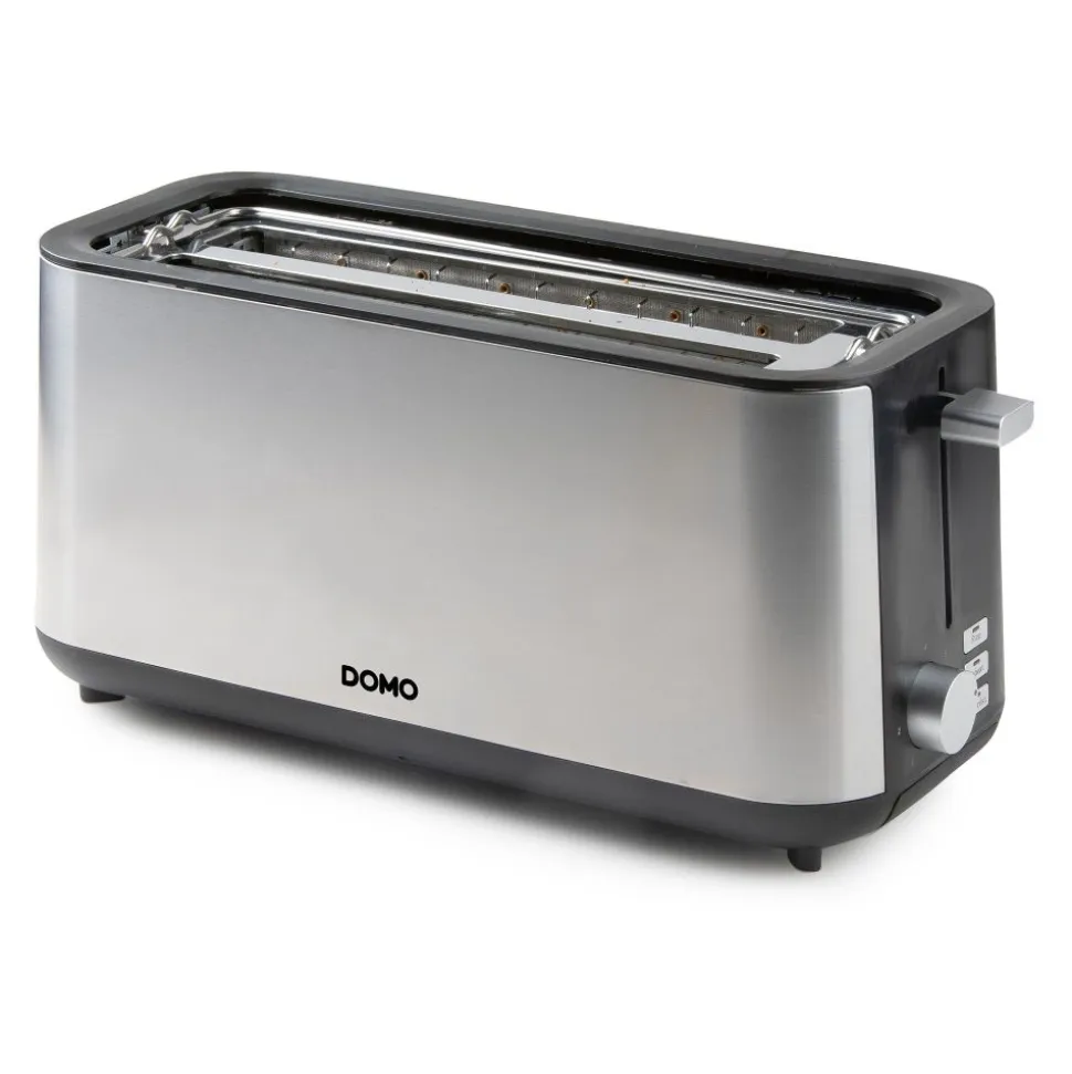 Domo Broodrooster voor 4 toasts incl. ingebouwd broodjesrek