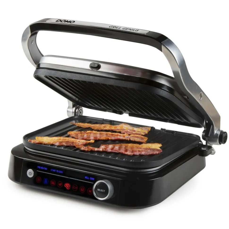 Domo Contactgrill Grill Genius met smart steak modus