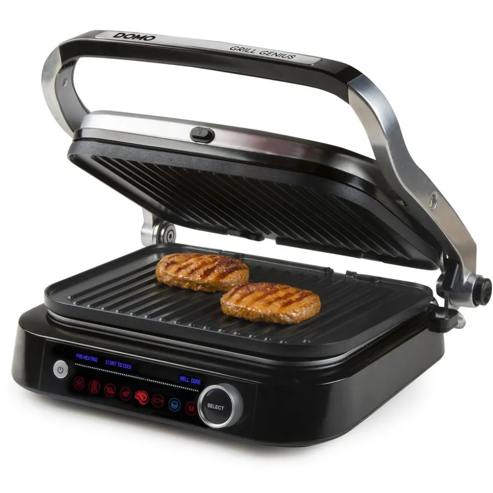 Domo Contactgrill Grill Genius met smart steak modus